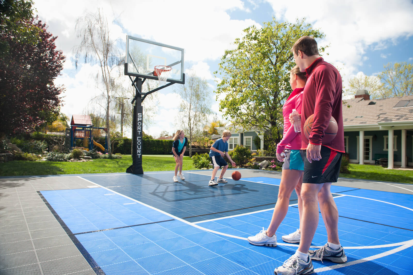 How much does it cost to build a basketball court Builders Villa