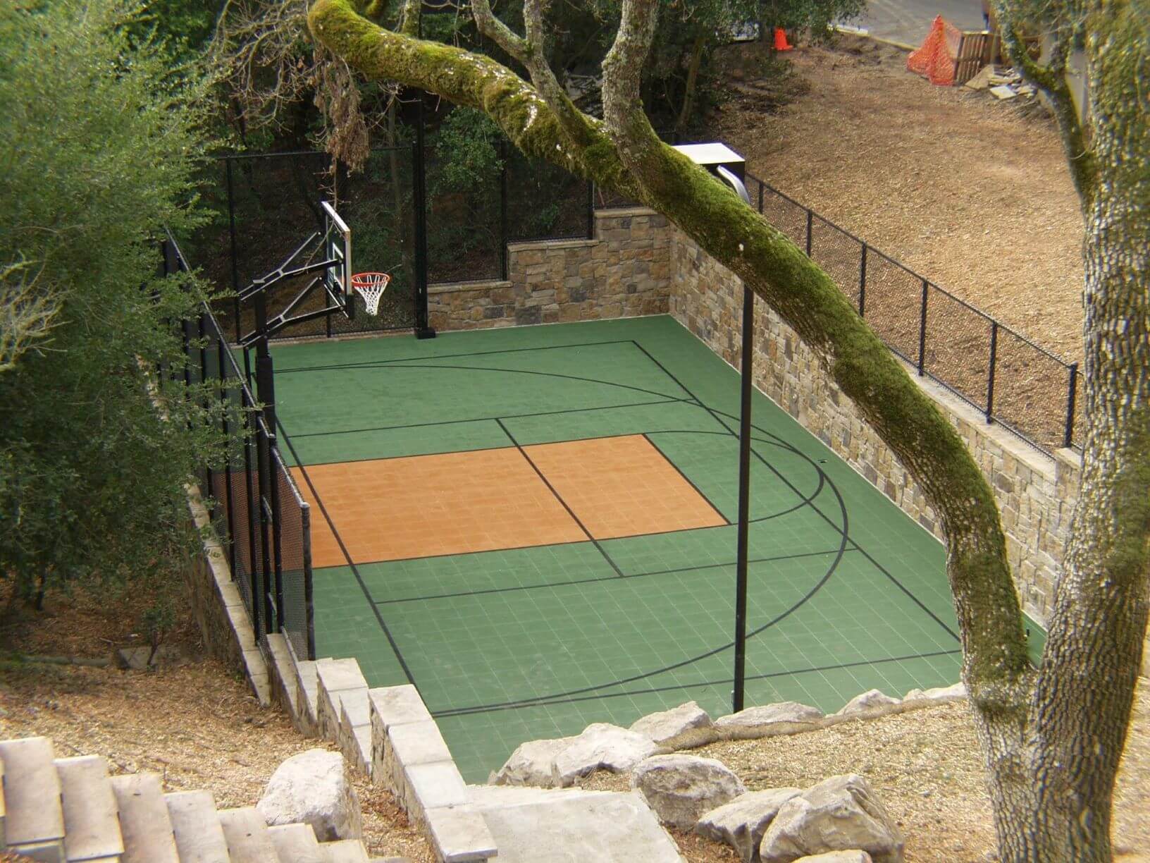 backyard court
