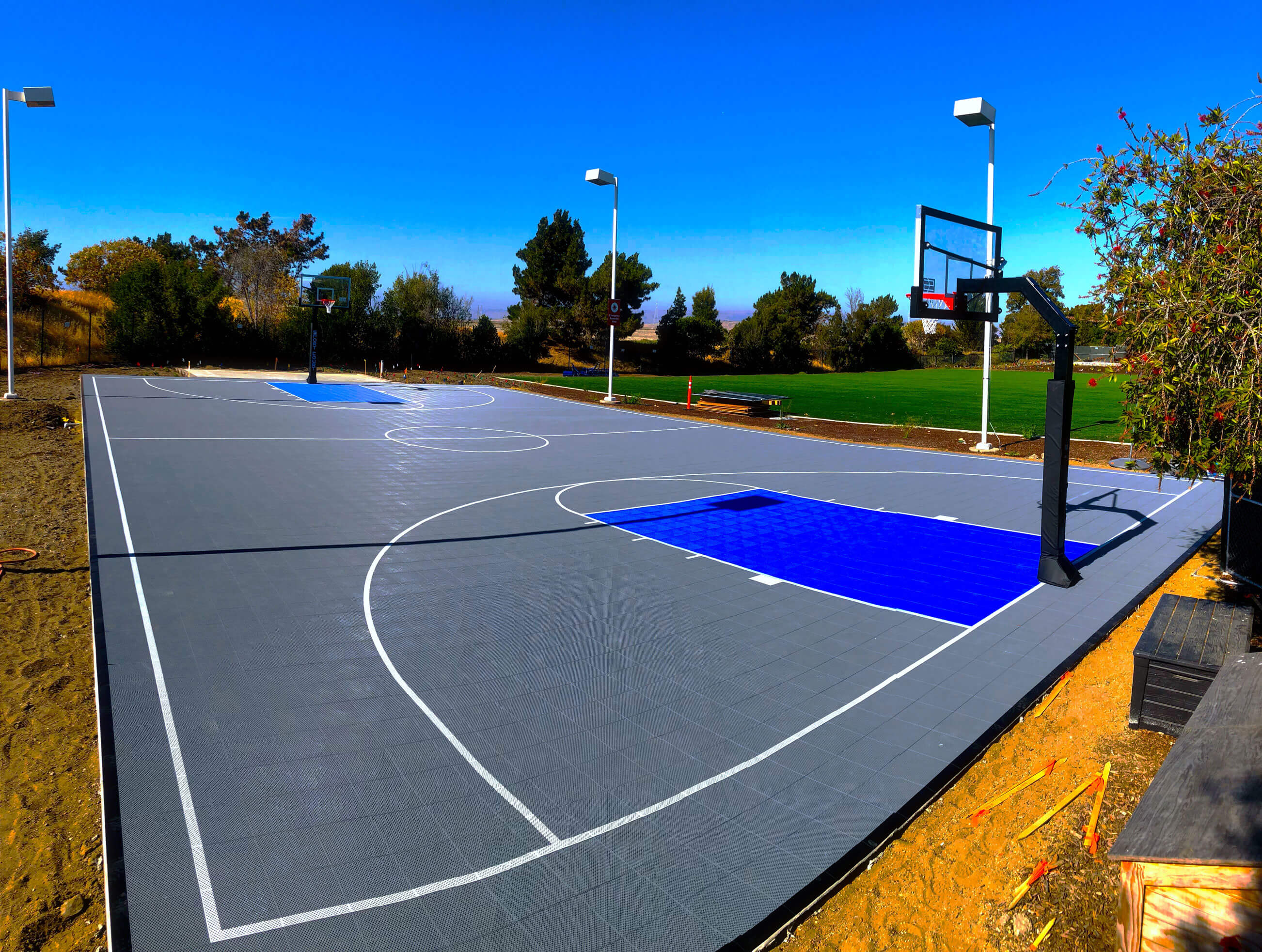Backyard Basketball Courts Outdoor Residential AllSport America