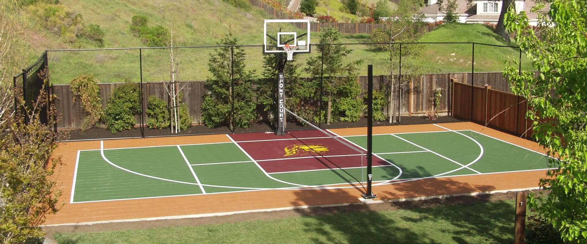 Multi Sport Court Outdoor Residential Commercial Photo Gallery